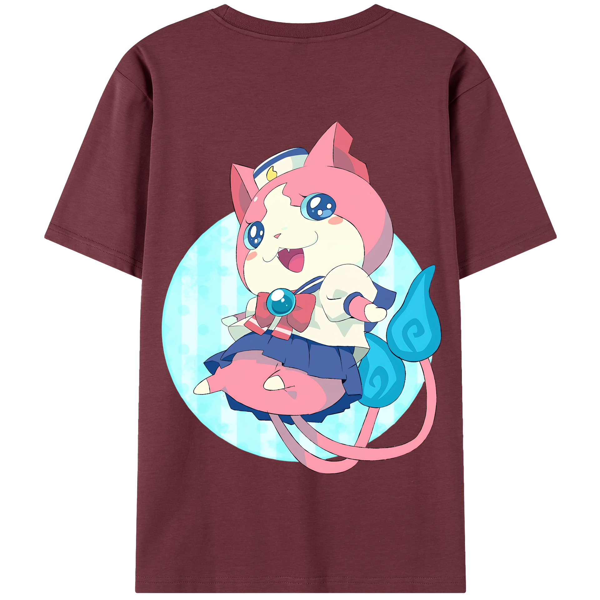 （画像用） 妖怪ウォッチ Yo-kai Watch 綿100％半袖Tシャツ（背面プリント）